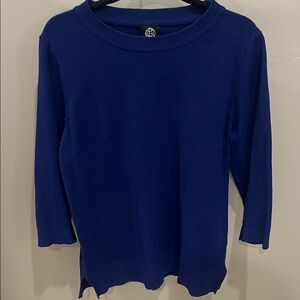 Bobeau Royal Blue Crew Neck Sweater